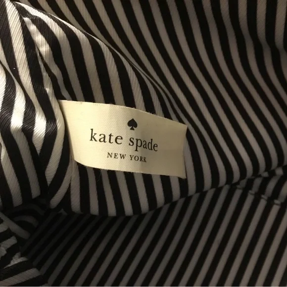 Kate Spade Pebbled Leather Black/Tan Crossbody Bag - Picture 11 of 13